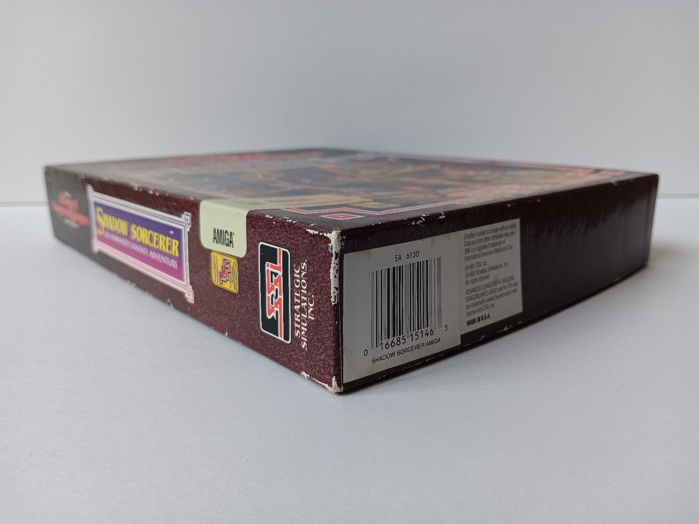 Amiga Advanced Dungeons & Dragons Shadow Sorcerer Computer Software Tested/Works