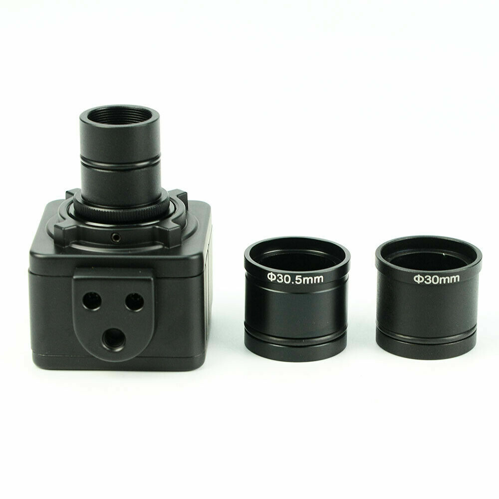 5MP Microscope Electronic Camera Video Eyepiece w/ Photography C-Mount Adapter