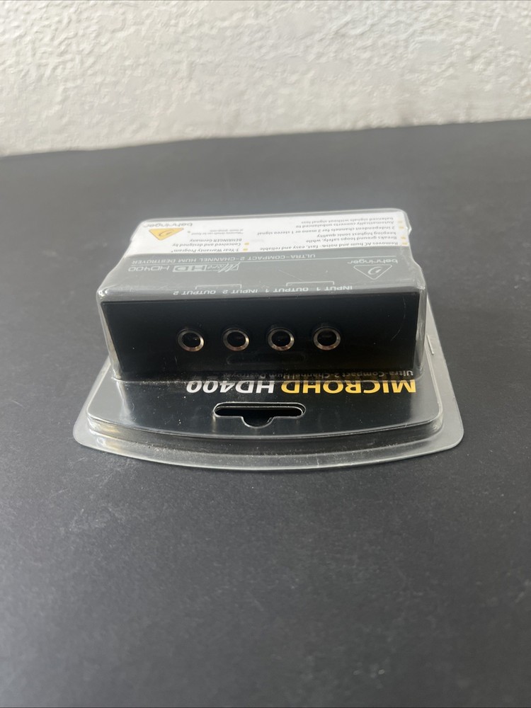 Behringer AC hum remove ground loops eliminate 2ch MICROHD HD400