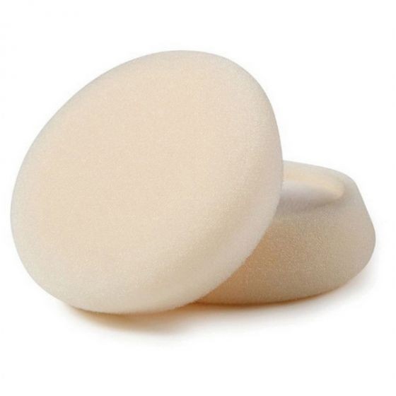 Single Sided Compounding Pad, 4 in. Foam Pad, White, 2 Pack