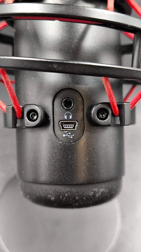 HyperX QuadCast Microphone Used Working Black/Red