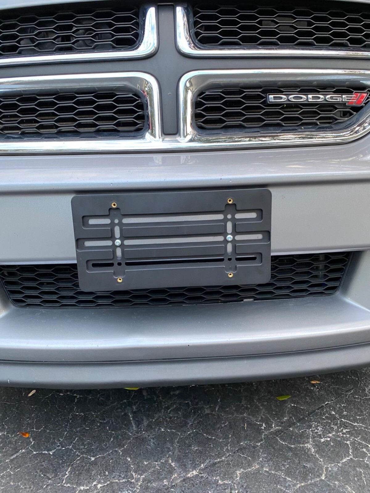 Universal License Plate Tag Holder Mounting Relocator Adapter Bumper Kit Bracket