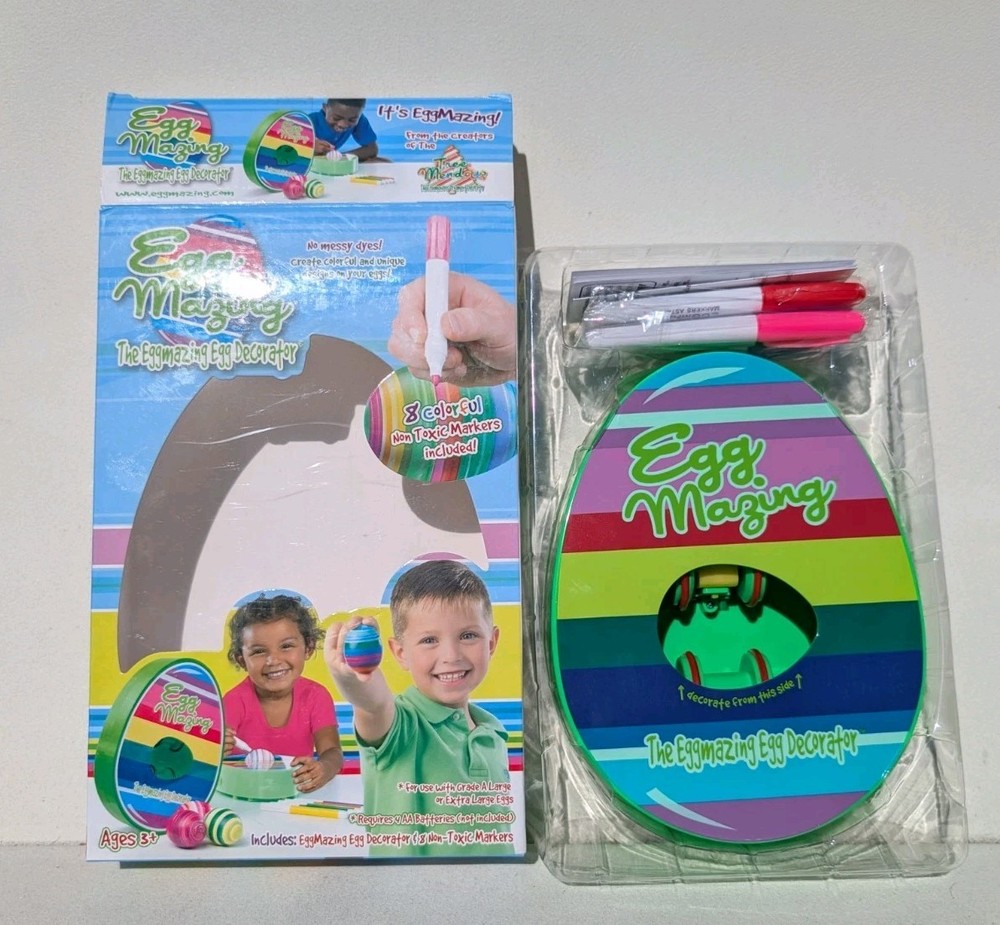 New sealed The EggMazing Easter Egg Spinner Decorator, Retail $28