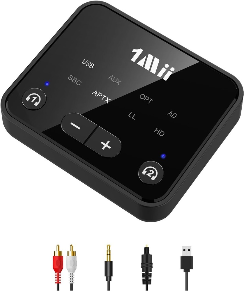 Bluetooth 5.3 Transmitter for TV - Dual Headphone Connection