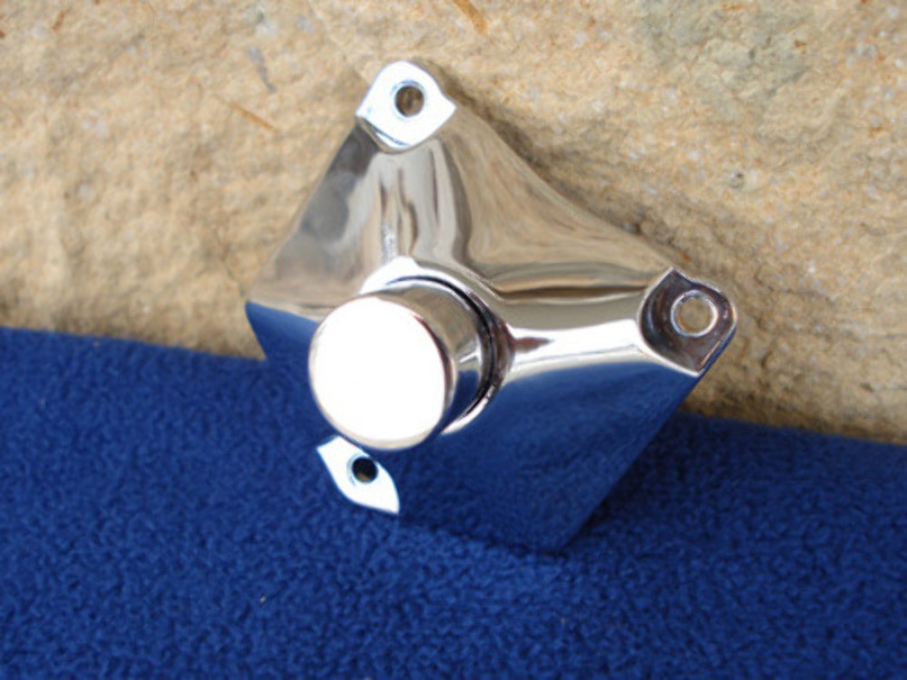 CHROME PUSH BUTTON STARTER FOR HARLEY TOURING MODELS