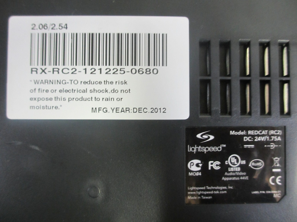 Lot 2 Light Speed Redcat RC2 Classroom Speaker