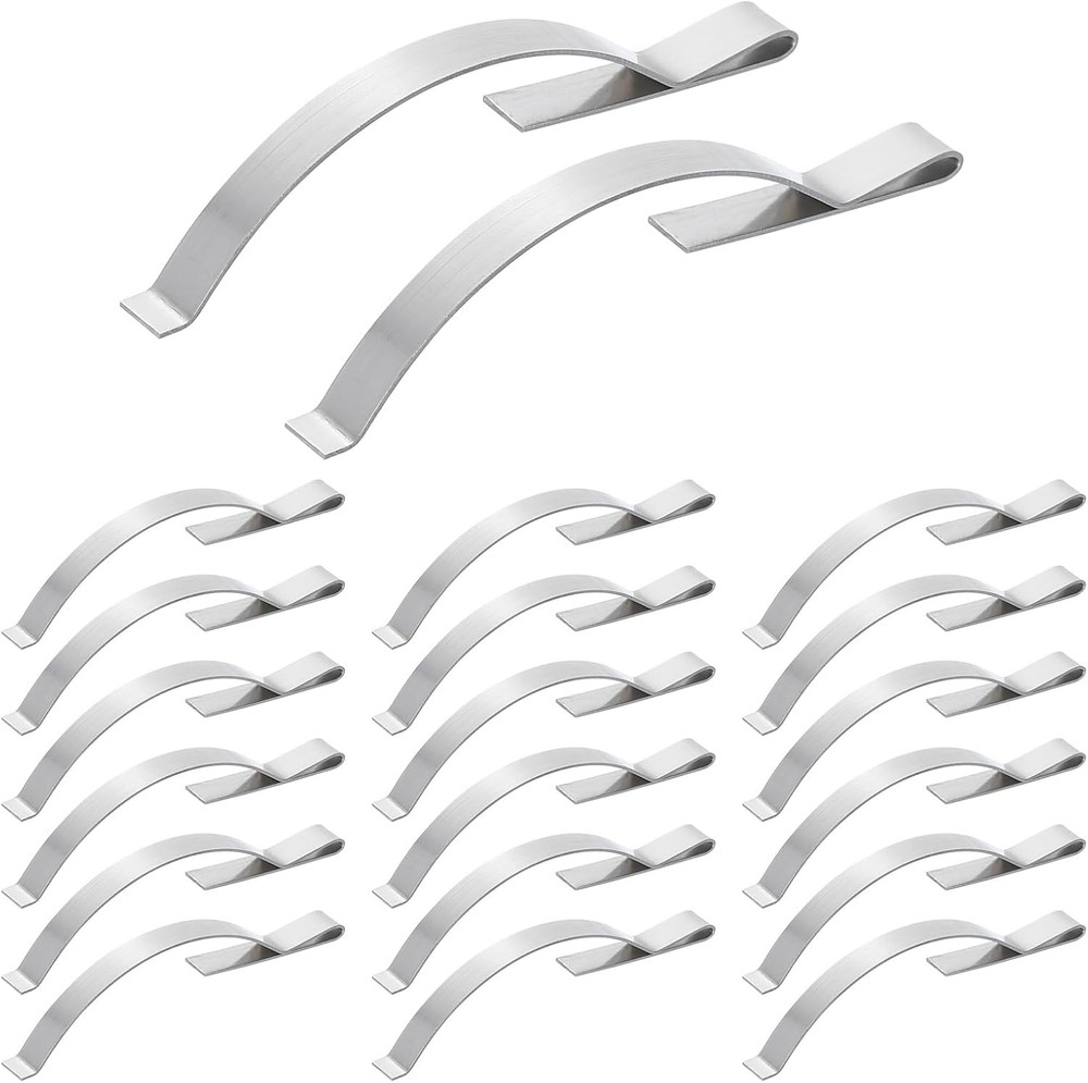 uxcell 20Pcs Window Screen Tension Spring, Corner Mount Flat Window Spring Clips