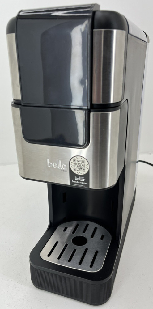 bella PRO Programmable Single-Serve Coffee Maker with Integrated Burr Grinder
