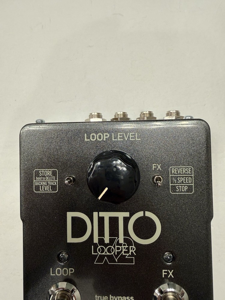 TC Electronic Ditto X2 Looper Loop Sampler True Bypass Guitar Effect Pedal