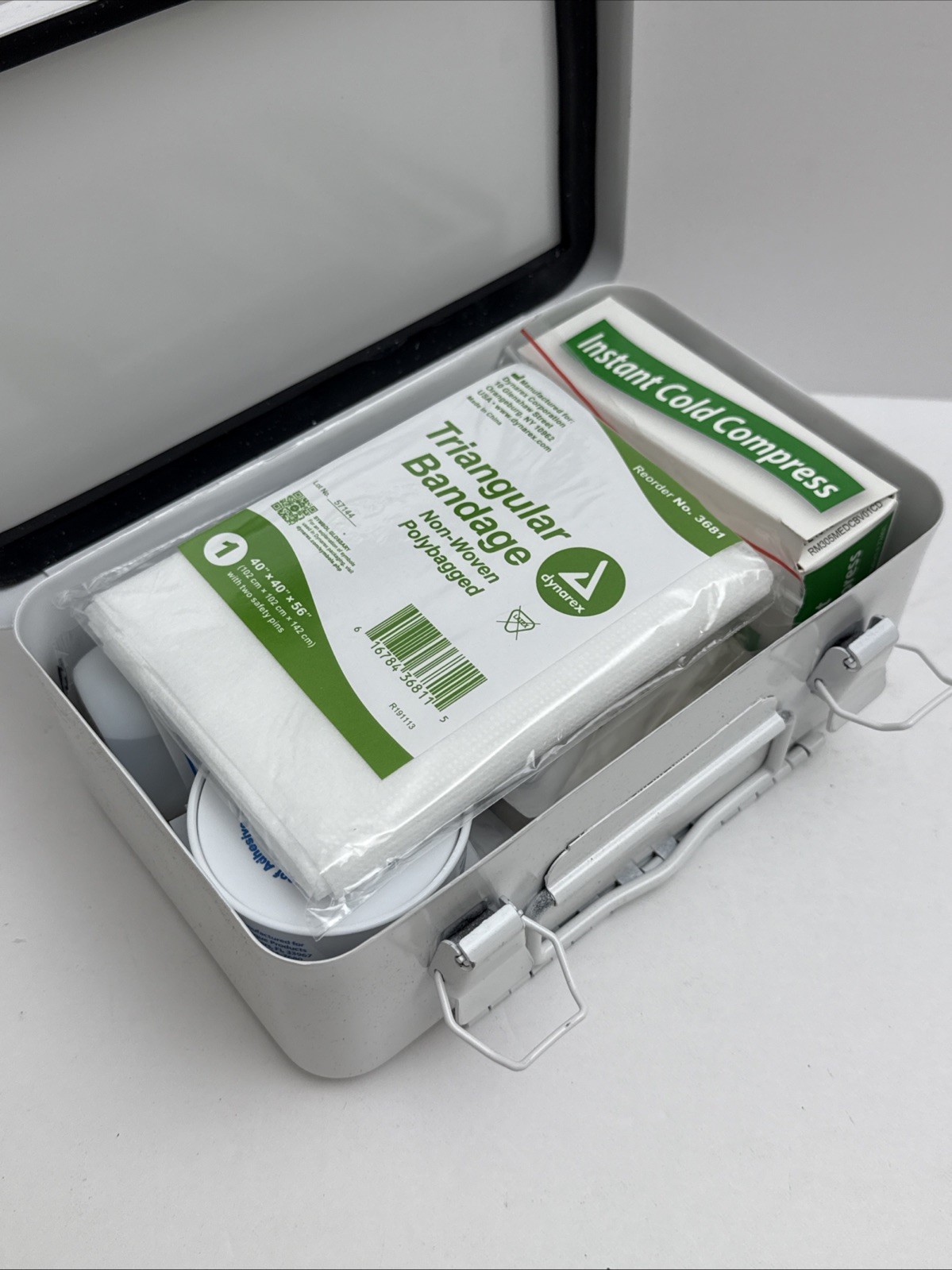 Fastenal Small Vehicle First Aid Kit - EXP 02/2028 - Metal Container