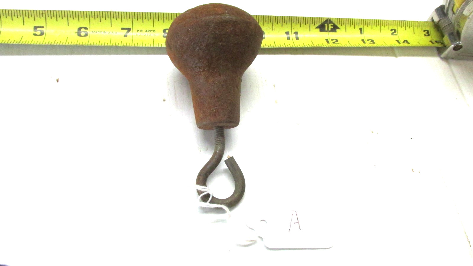 Vintage NOS  Bell Clapper Cast Iron 1 # 3oz  Dinner Bell