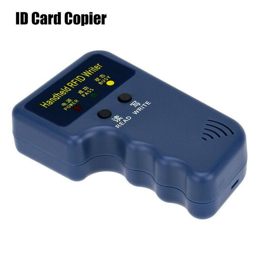 Handheld 125KHz RFID Duplicator Key Copier Reader Writer ID Card Cloner + 5 Keys