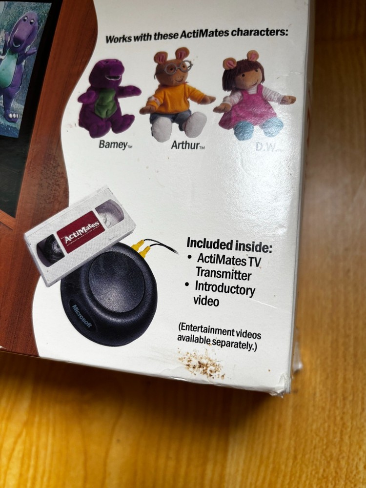 Vintage Microsoft ActiMates TV Pack for Interactive Barney Arthur PBS Shows