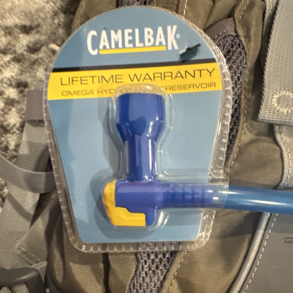 CamelBak L.U.X.E. Hydration Pack Hiking Backpack, Gray/Brown, Lightweight, Nylon