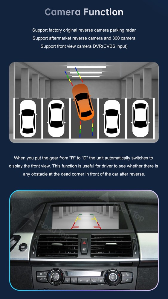 Wireless Carplay Android Auto Retrofit For BMW X5 E70 X6 E71 X1 E84 CIC 2009-15