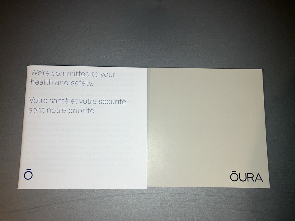 Oura Smart Ring 3rd Generation Heritage Style, Silver, Size 11