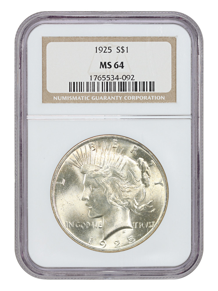 1925 $1 NGC MS64 - Peace Dollar