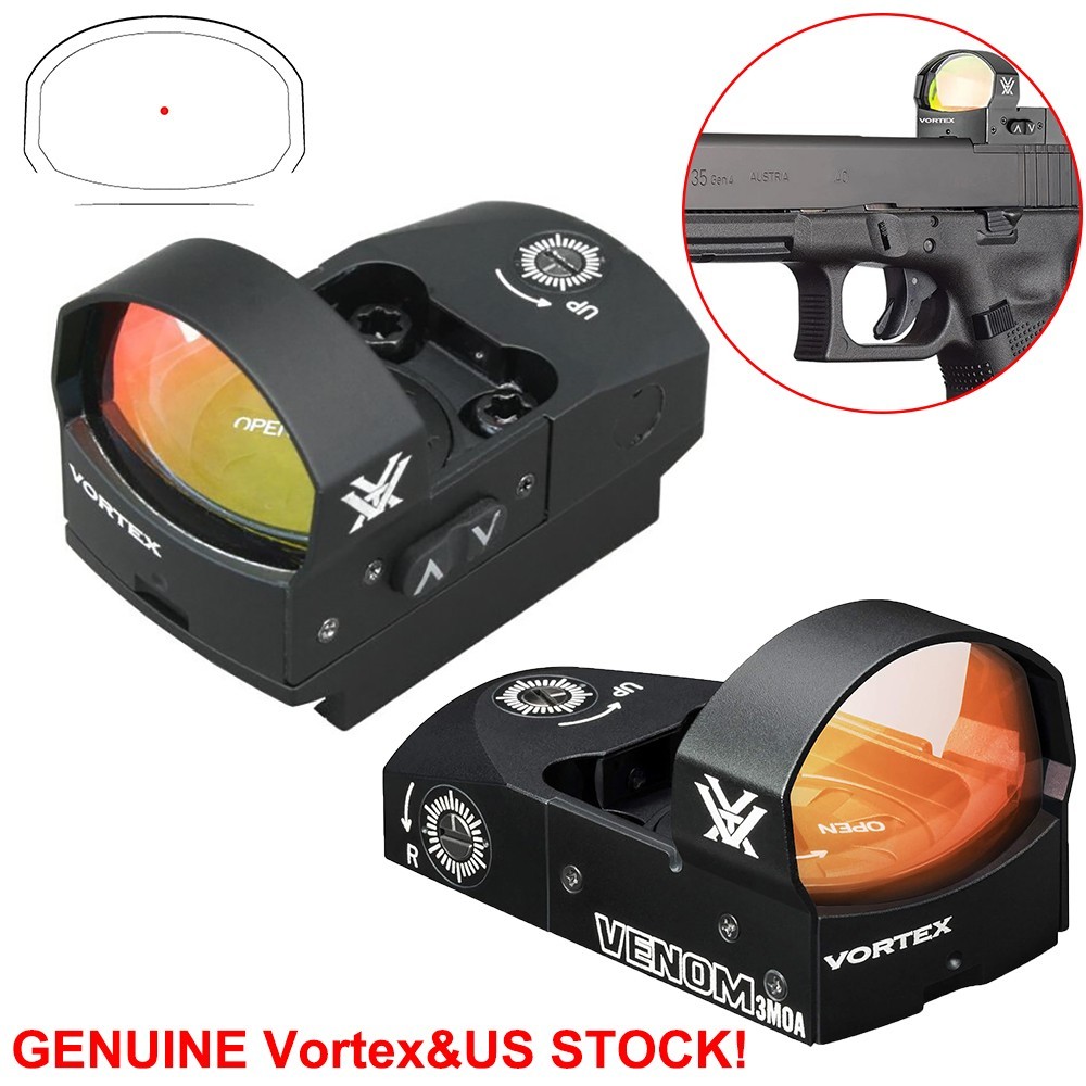 Original Vortex Venom Red Dot Sight 3 MOA - Black (VMD-3103)