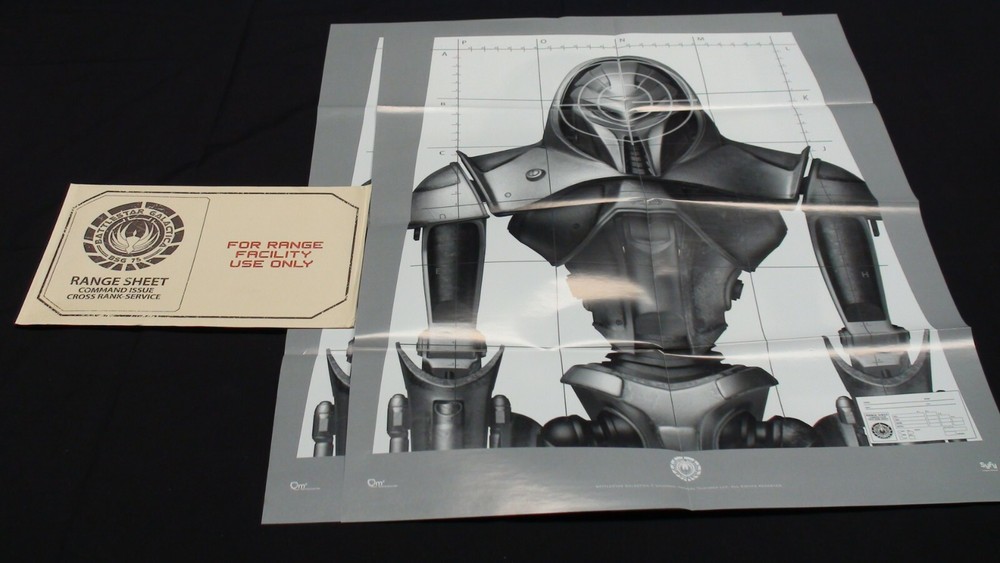 Loot Crate Battlestar Galatica Range Sheet Target Poster 2 Pack!