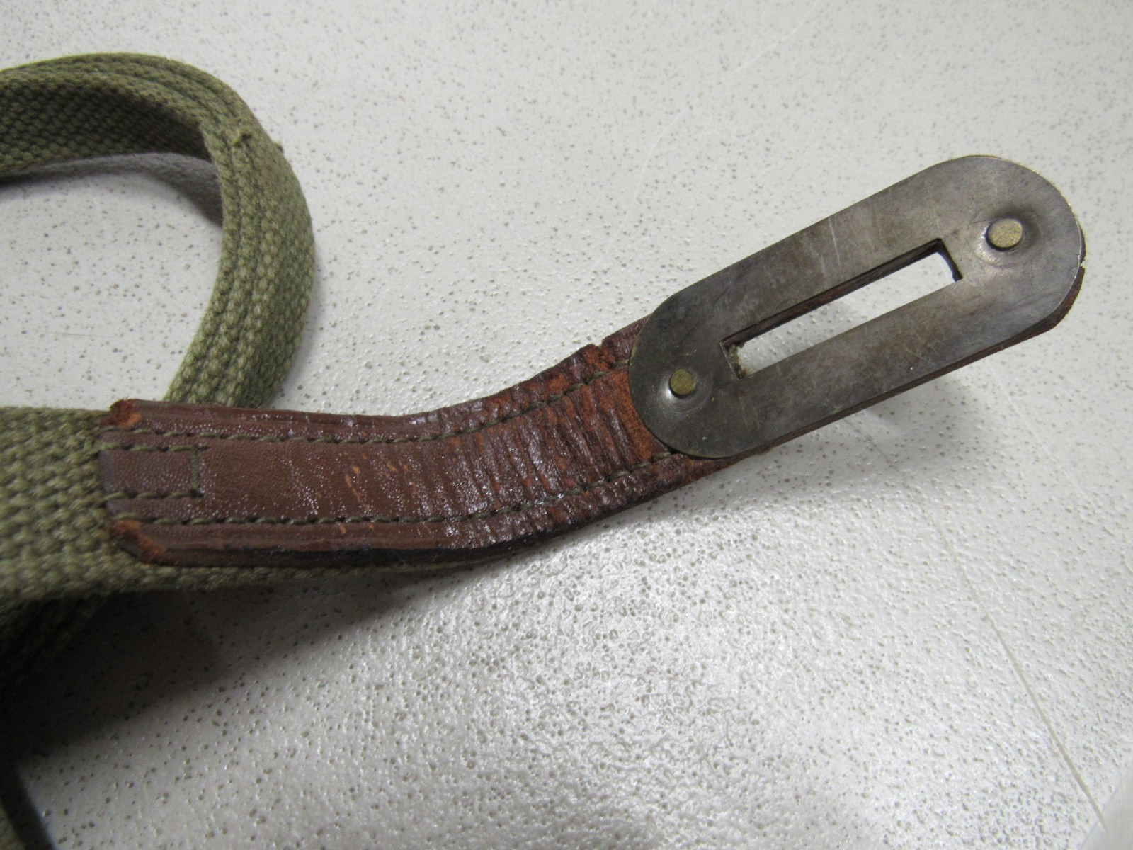 Korean War Era US Mail Bag w/ Locking Strap Canvas 1950 Dated Post WW2