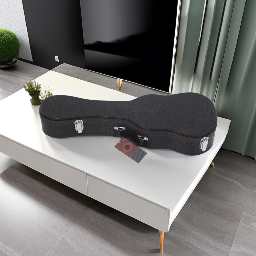 26-Inch Ukulele Hardshell Case - Molded To Body​, ​Python Embossed Texture & PVC