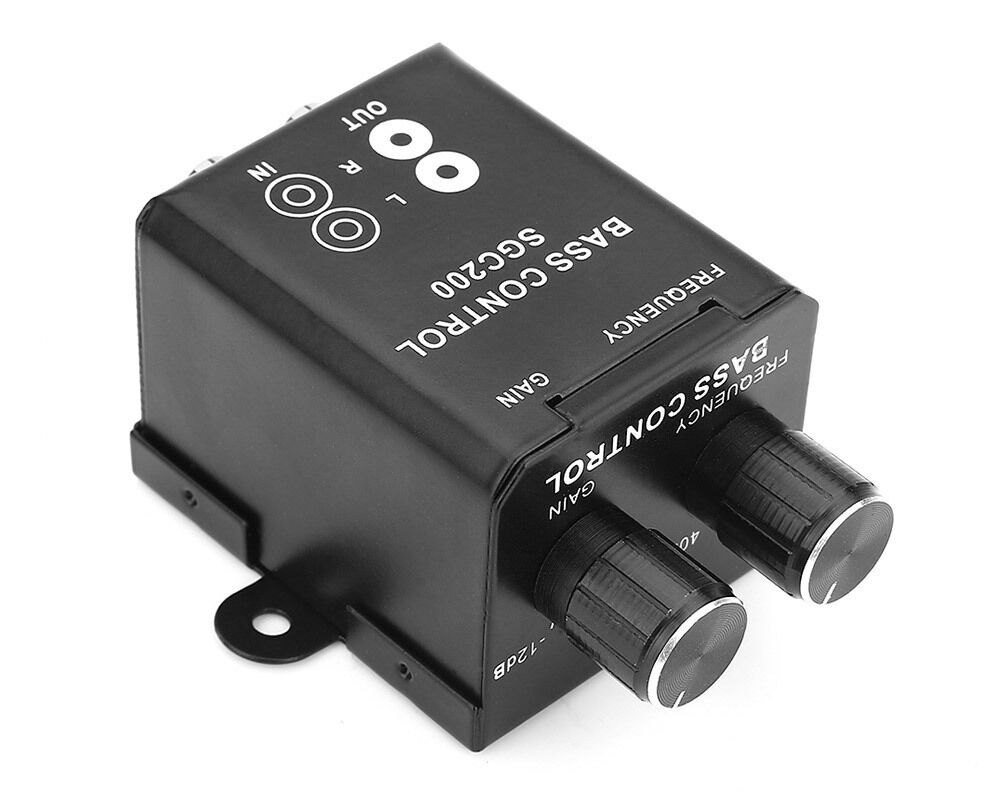 Auto Remote Level Volume Amplifier Subwoofer Equalizer Crossover Bass Controller