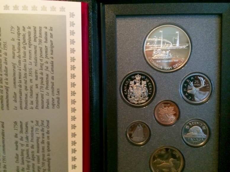 CANADA 1991 DOUBLE DOLLAR PROOF SET 16582