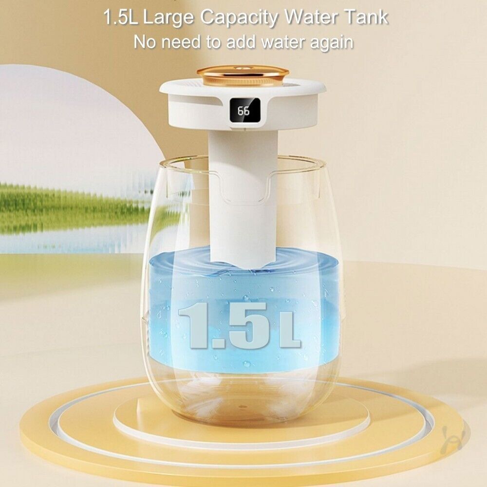 1500ml Humidifiers for Bedroom Large Room Office Cool Mist Air Humidifier Indoor