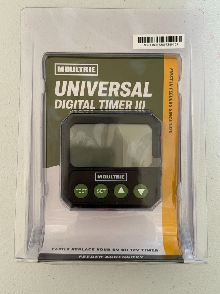 Moultrie Universal Digital Timer III Replacement Feeder Accessory 6V 12V New
