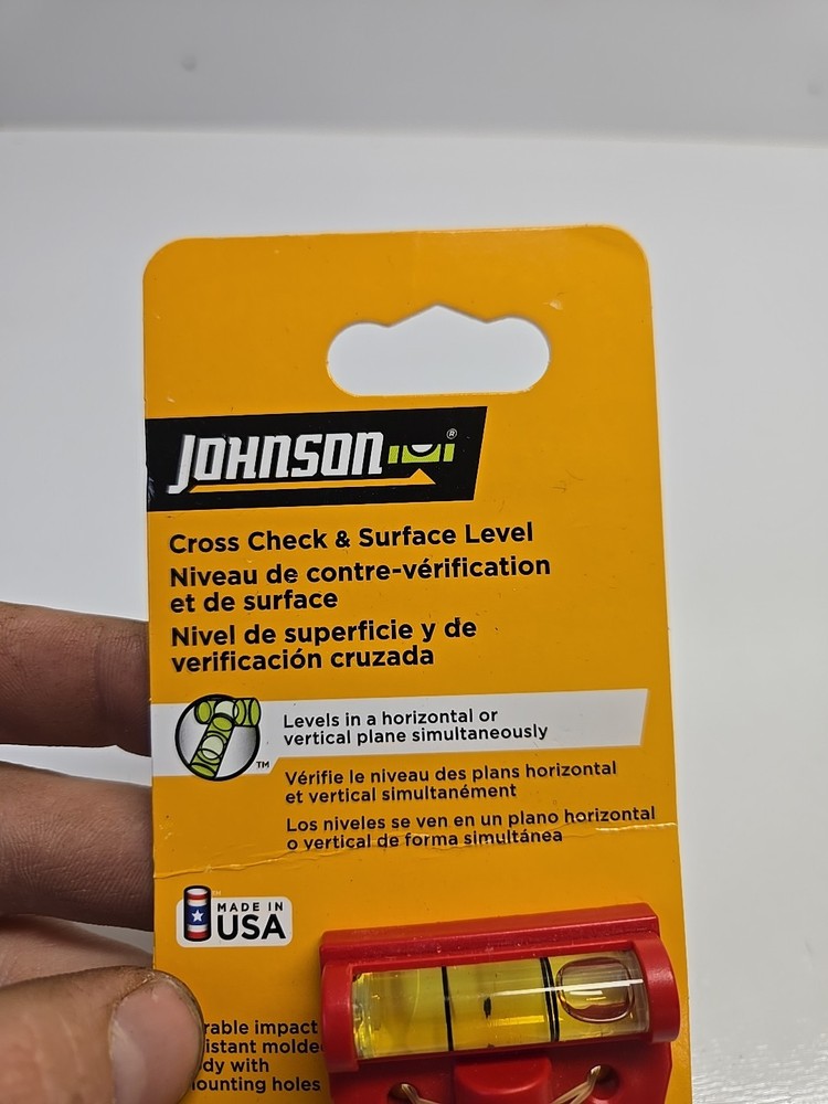 Johnson Level & Tool 125 Cross Check Level