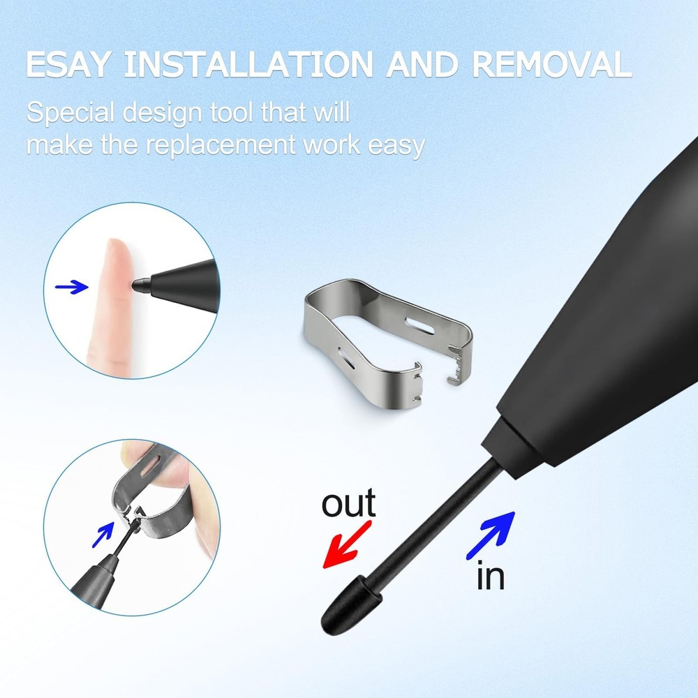 20 Pcs Pen Tips for Remarkable 2, Durable 20 PCS/Black, black