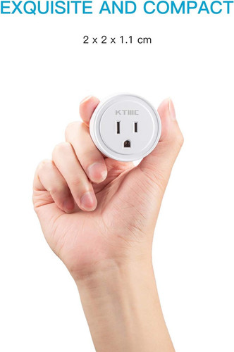 KTMC Smart Plug 4 Pack, Alexa & Google Home Compatible, No Hub 4 pack, White