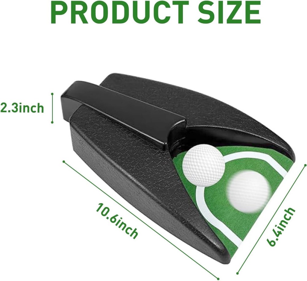 Golf Ball Return Putting Unit, Automatic Return Machine, Indoor Golf Putting ...