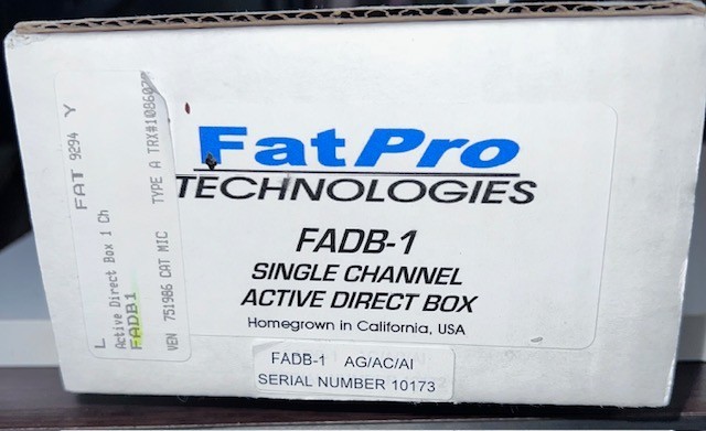 FatPro Tech FADB-1 Single Channel Active DIrect Box