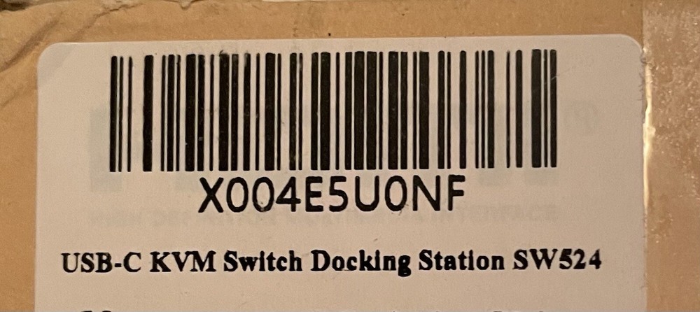 USB C KVM Switch Docking Station