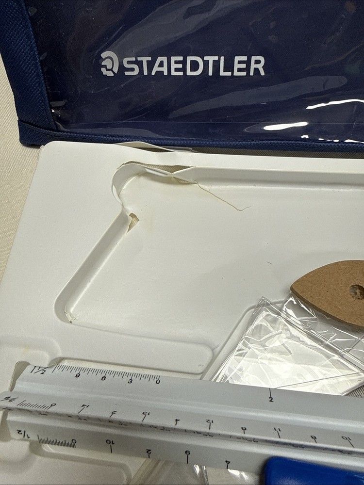 STAEDTLER MARS Drafting Set Engineering Tool Kit Math Compass Kit Carrying Case