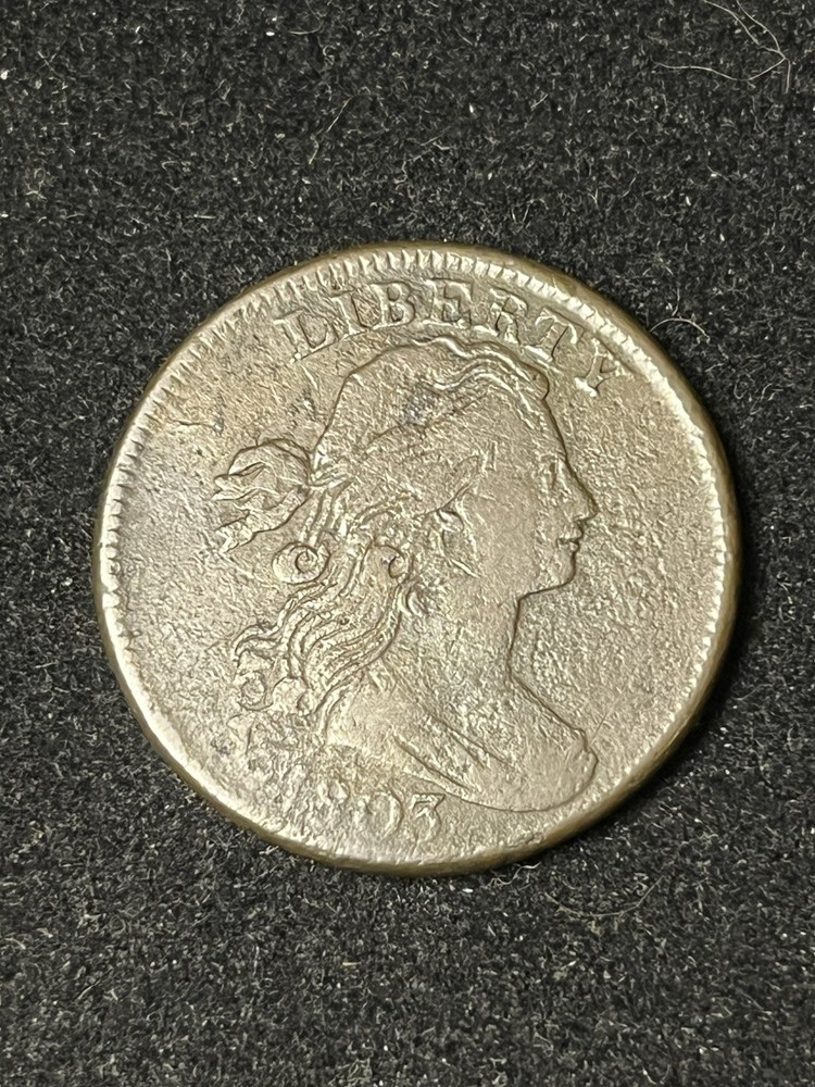 1803 draped bust large cent