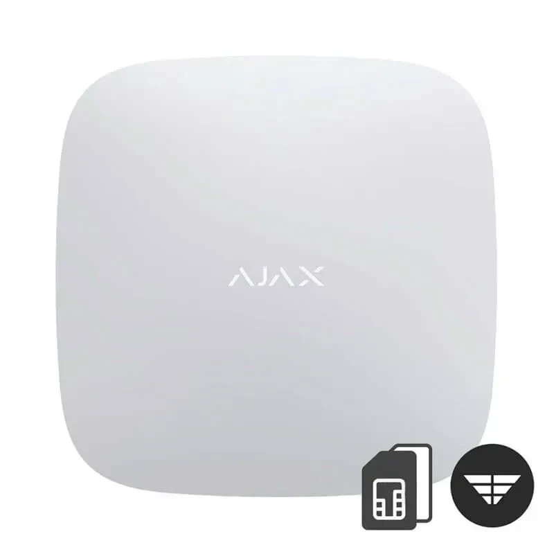Intelligent central unit Ajax Hub 2 white (2G)