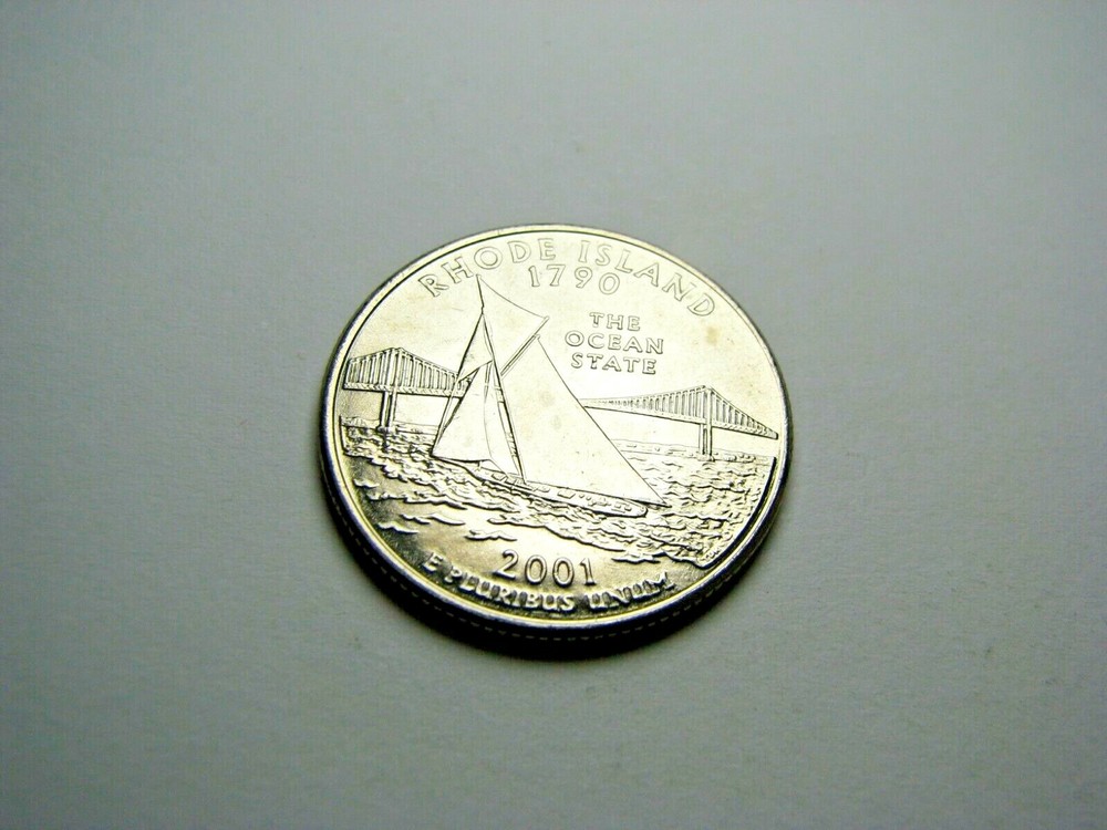 2001-P RHODE ISLAND STATE QUARTER BRILLIANT UNCIRCULATED