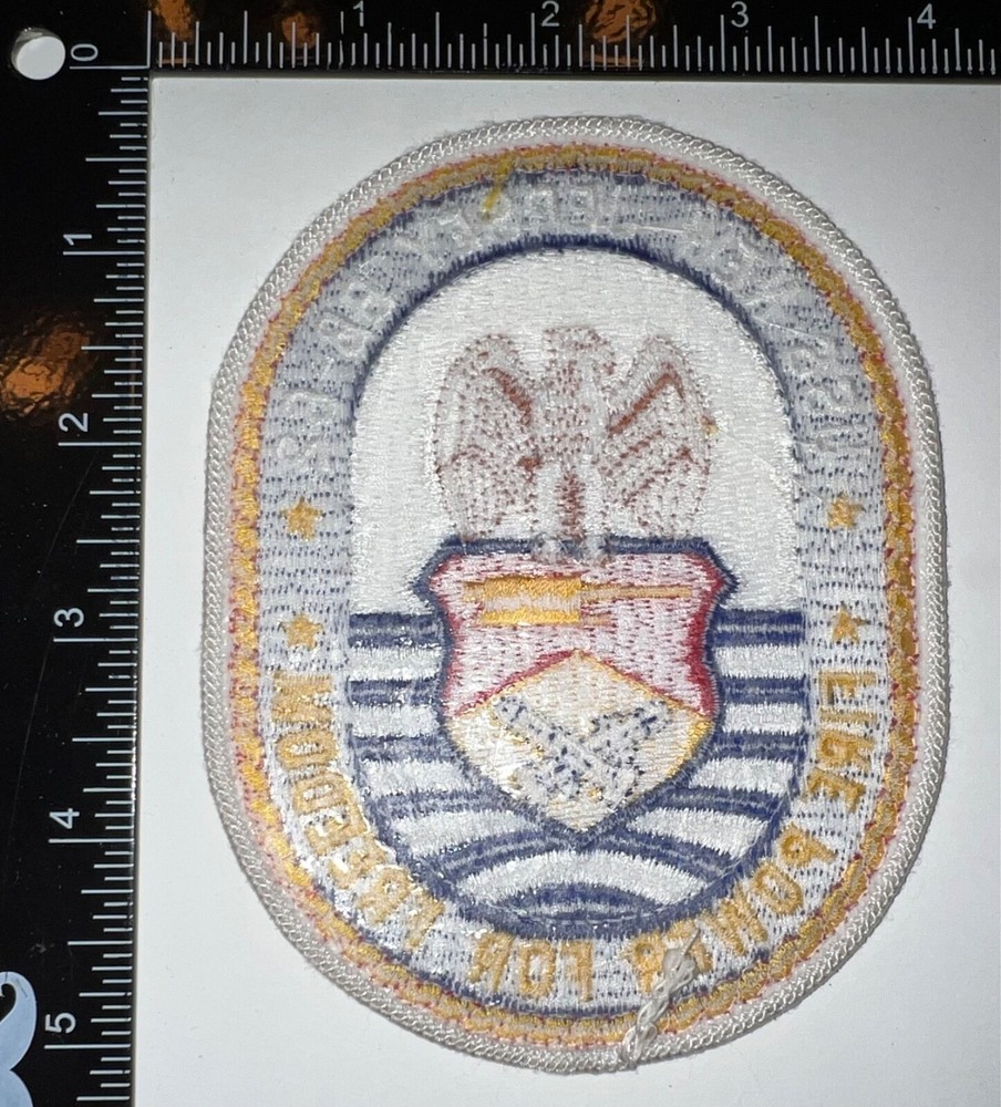 Cold War USN US Navy USS New Jersey BB-62 Patch