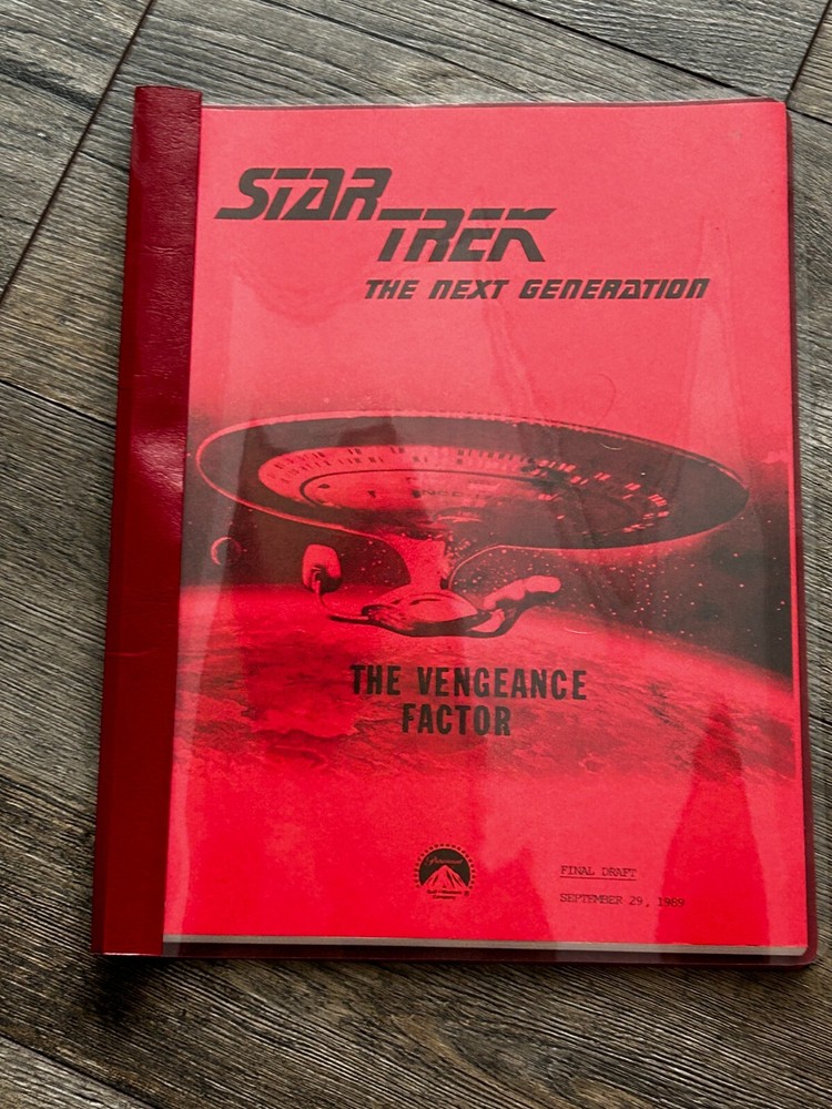 STAR TREK Script The Next Generation The Vengeance Factor Final Draft Sept 1989