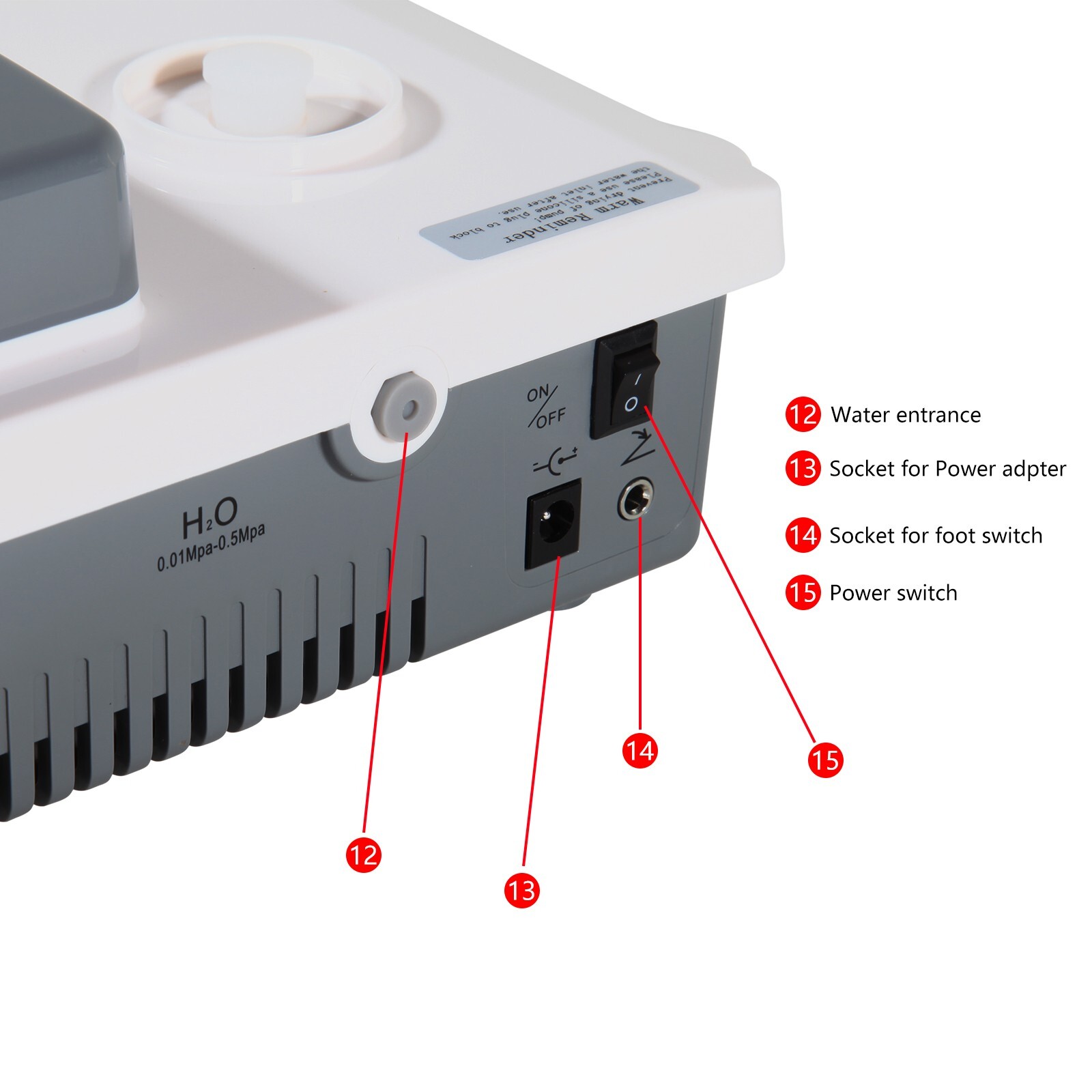 LED Dental Ultrasonic Piezo Scaler Handpiece Bottles Fit EMS Cavitron Woodpecker