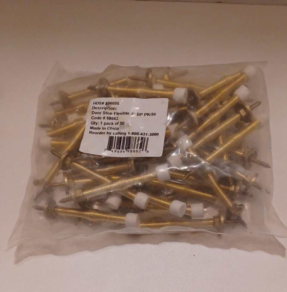 806056 Door Stop Spring Type.    Pack Of 50