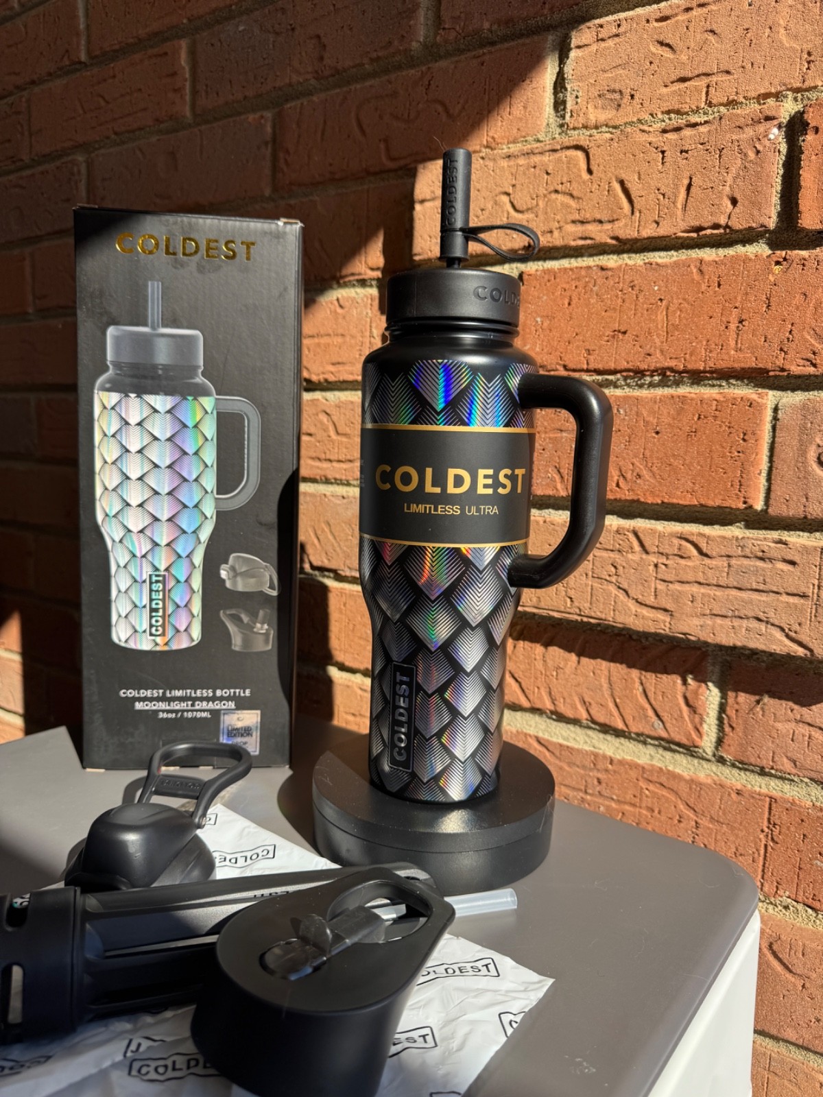 SALE Coldest 36oz MOONLIGHT DRAGON - RARE, Leak proof NIB HARD TO FIND