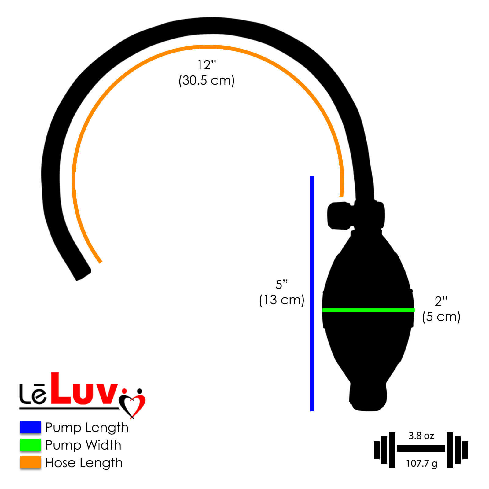 LeLuv Penis Vacuum Pump EasyOp Bgrip 3 Small Medium Large Size Silicone Sleeves