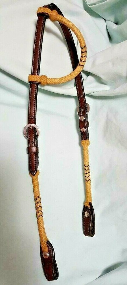 One Ear Headstall - Dark Oil