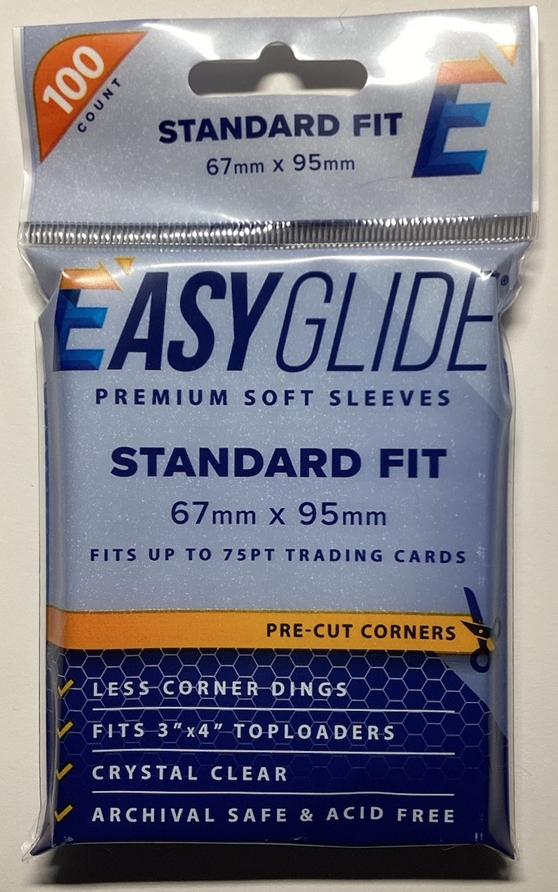 1 Pack of 100 Shellz Easy Glide Soft Penny Sleeves Standard Fit Cut Corners