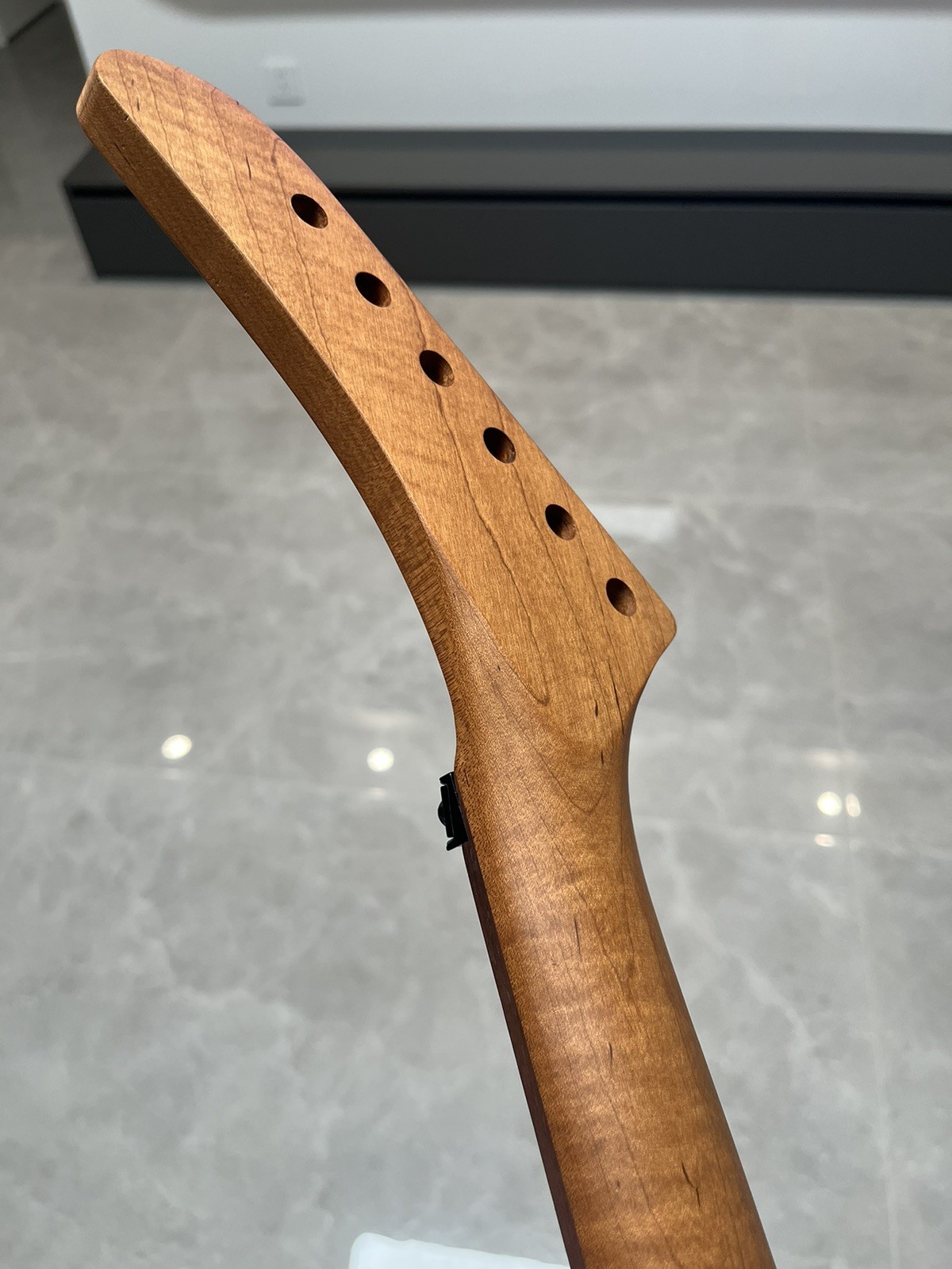 NEW Stainless Rosewood 22fret Floyd nut Roasted Flame Maple electric guitar neck