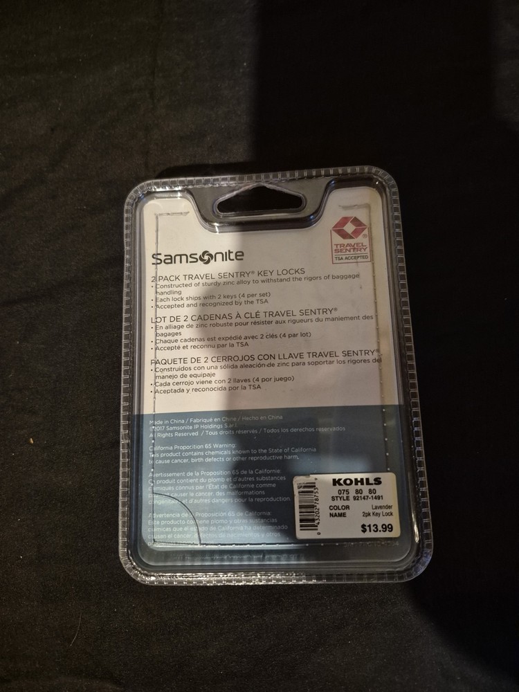 Samsonite - Travel Sentry Key Locks (2-Pack)
