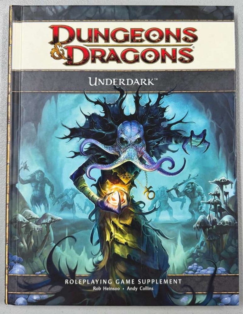 Dungeons & Dragons: Underdark Game Supplement 4e HC